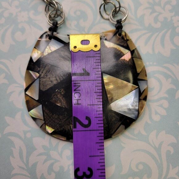 Large Fashion Pendant Necklace with Earrings Set - Picture 13 of 13